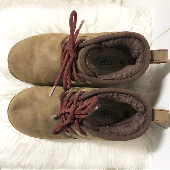 UGG Neumel II Waterproof Lace-Up Boots Kids Size 4 - Picture 9 of 16